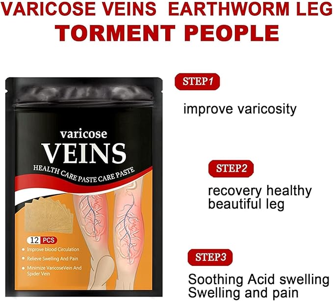 Varicose Veins Treatment Patch,12 PCS