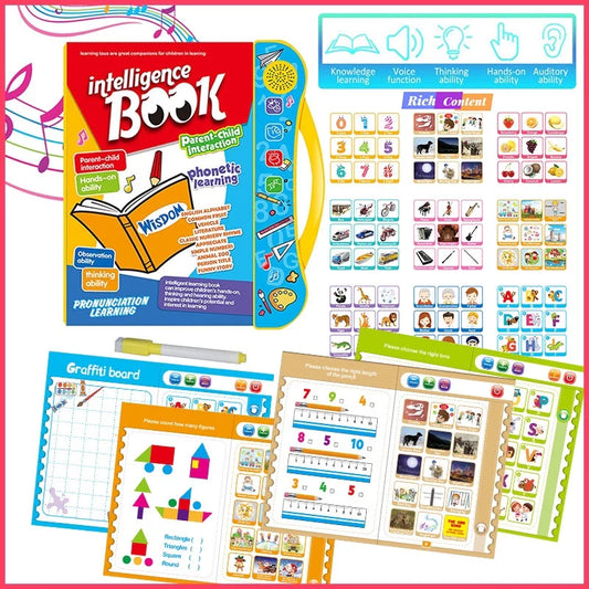 Intelligence E-Book for Kids - Learning Book with Sound