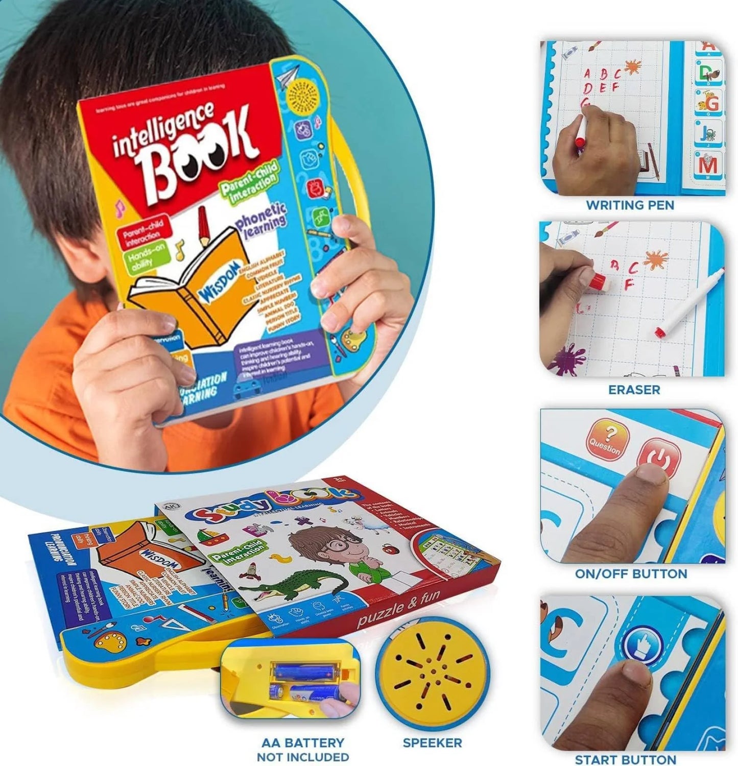 Intelligence E-Book for Kids - Learning Book with Sound