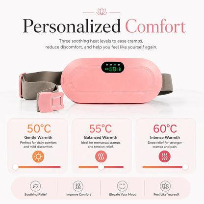 Period Cramp Relief Massager with Heating Pad