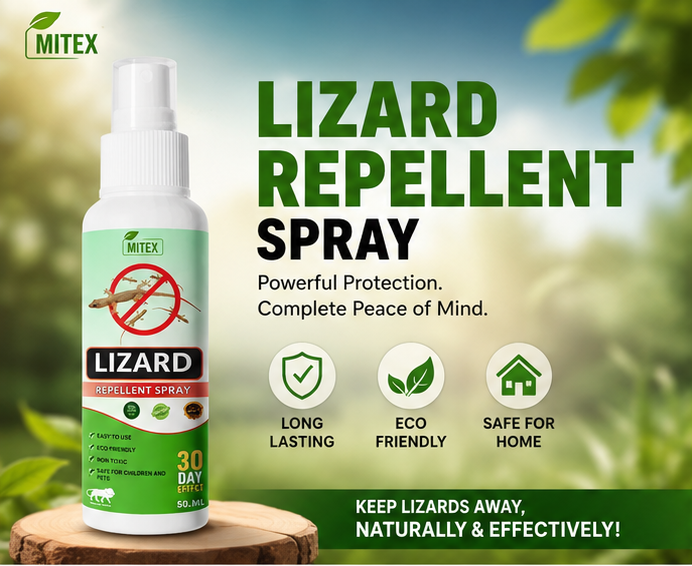Lizard Repellent Spray Pack of 3 (50ml Each)