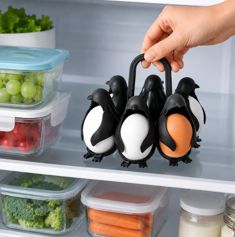 pengui shaped boiled egg cooker