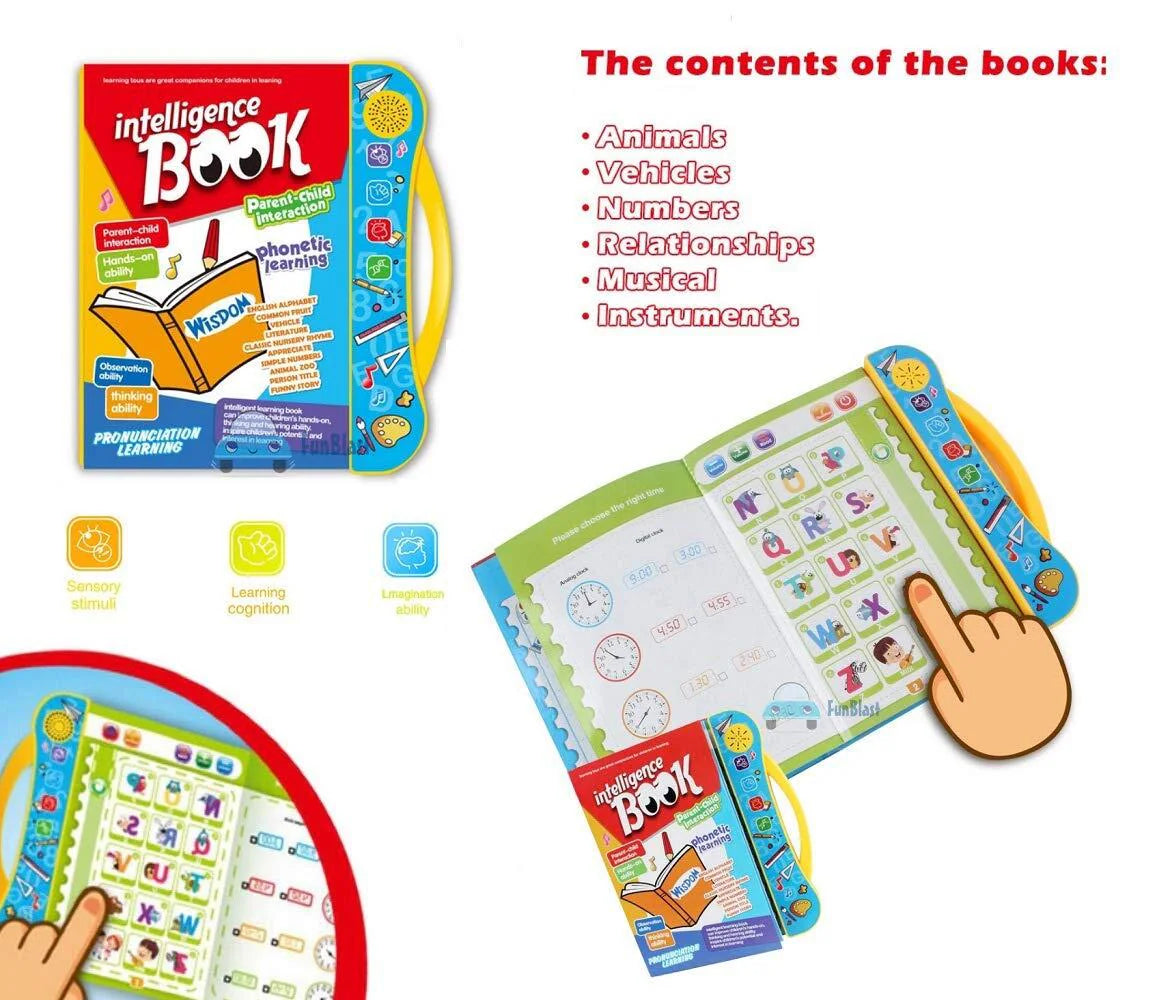 Intelligence E-Book for Kids - Learning Book with Sound