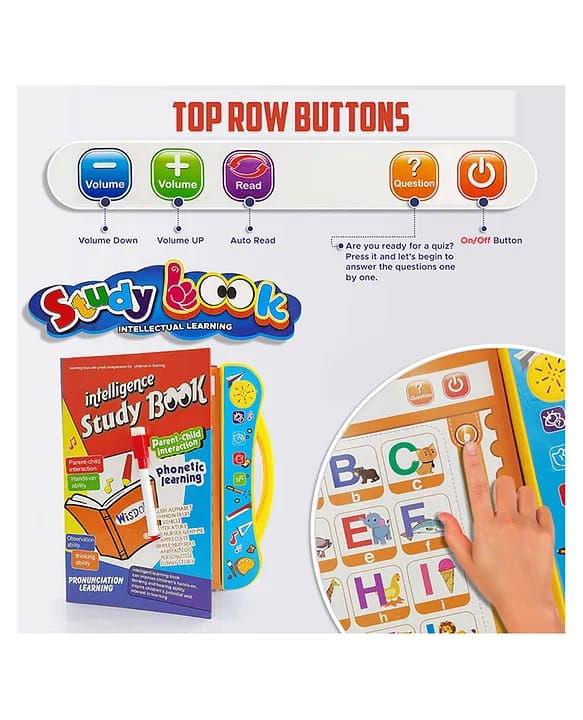 Intelligence E-Book for Kids - Learning Book with Sound